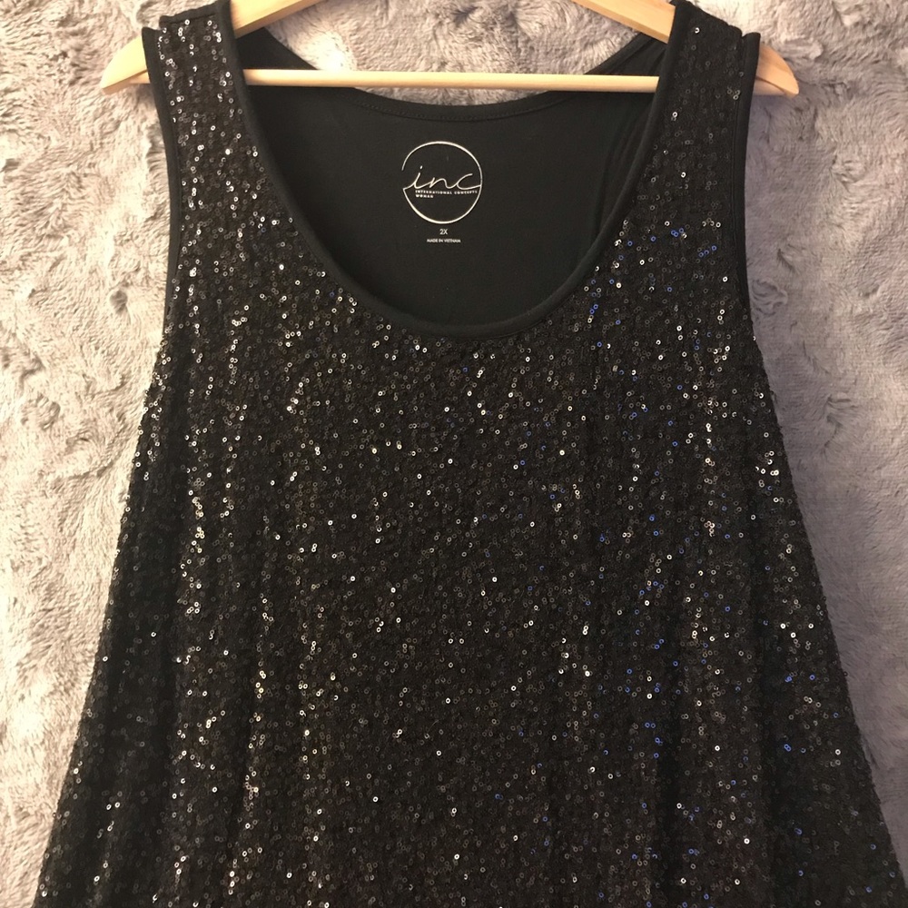 NWOT I. N. C. SIZE 2X SEQUINED TANK TOP